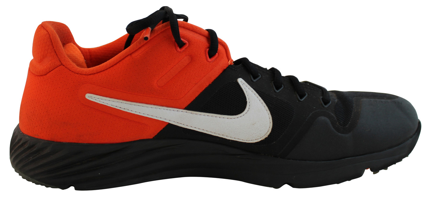Giants Tyler Beede Authentic Signed 2018 Game Used Nike Turf Shoes BAS #V27063