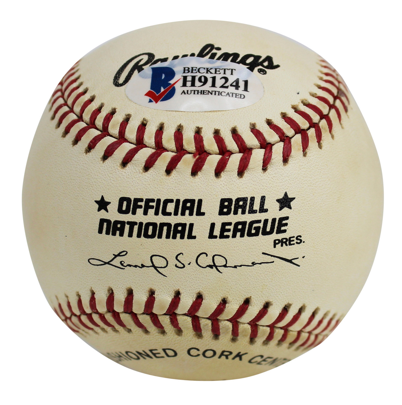 Giants Matt Williams Authentic Signed Coleman Onl Baseball  BAS #H91241