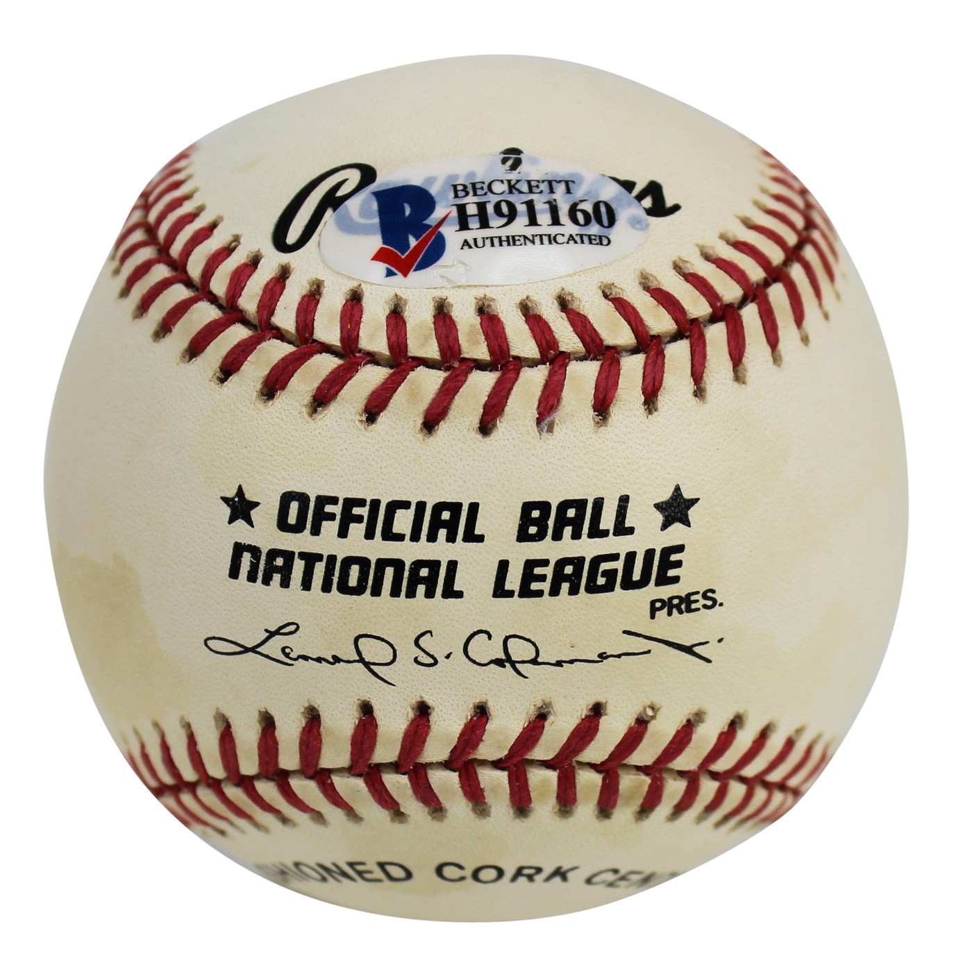 Giants Matt Williams Authentic Signed Coleman Onl Baseball BAS #H91160