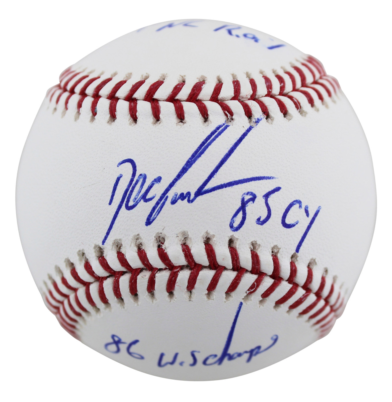 Mets Dwight Gooden "3x Inscribed" Authentic Signed Oml Baseball BAS Witnessed