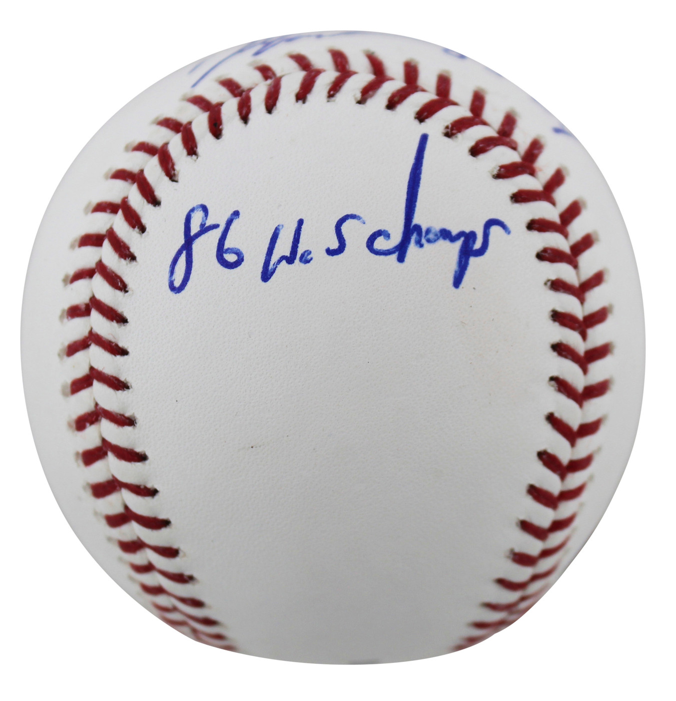 Mets Dwight Gooden "3x Inscribed" Authentic Signed Oml Baseball BAS Witnessed Version 1