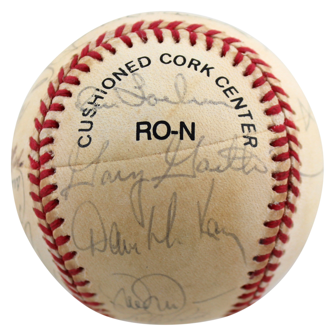 1997 Cardinals (26) La Russa, Eckersley, Gaetti +23 Signed Baseball BAS #AB92986