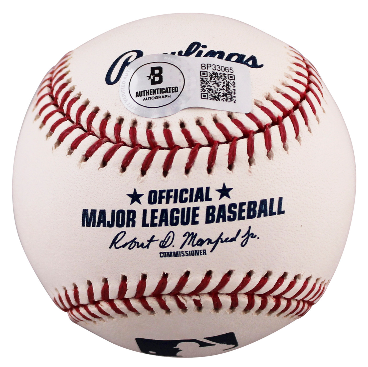 Giants Luis Matos Authentic Signed OML Baseball Autographed BAS #BP33065