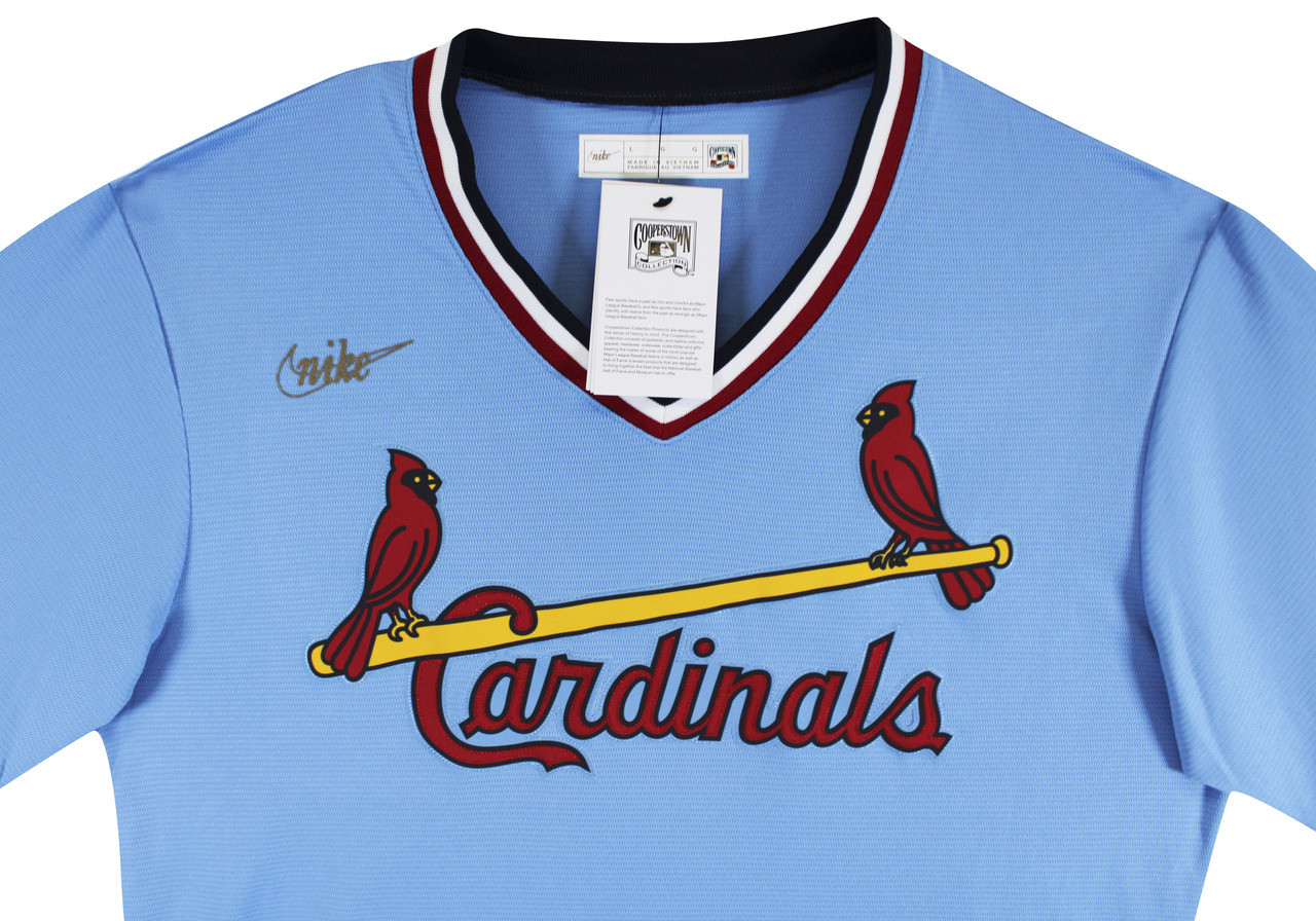 Cardinals Ozzie Smith Authentic Signed Light Blue Nike Jersey Fanatics