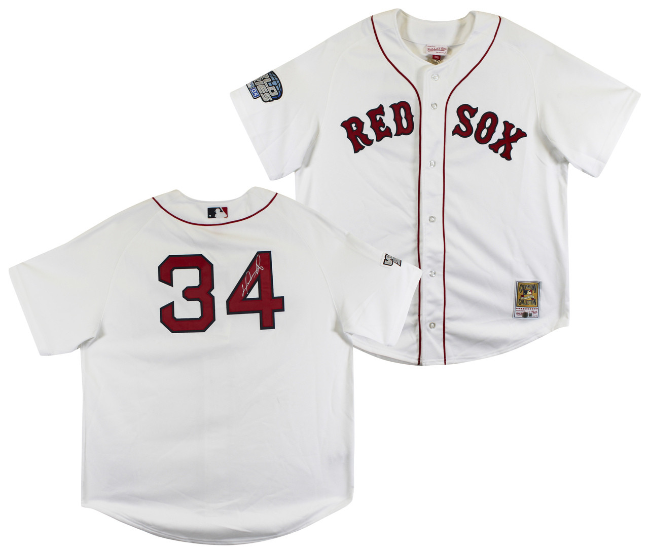 Red Sox David Ortiz Signed White Alternate Majestic Jersey BAS