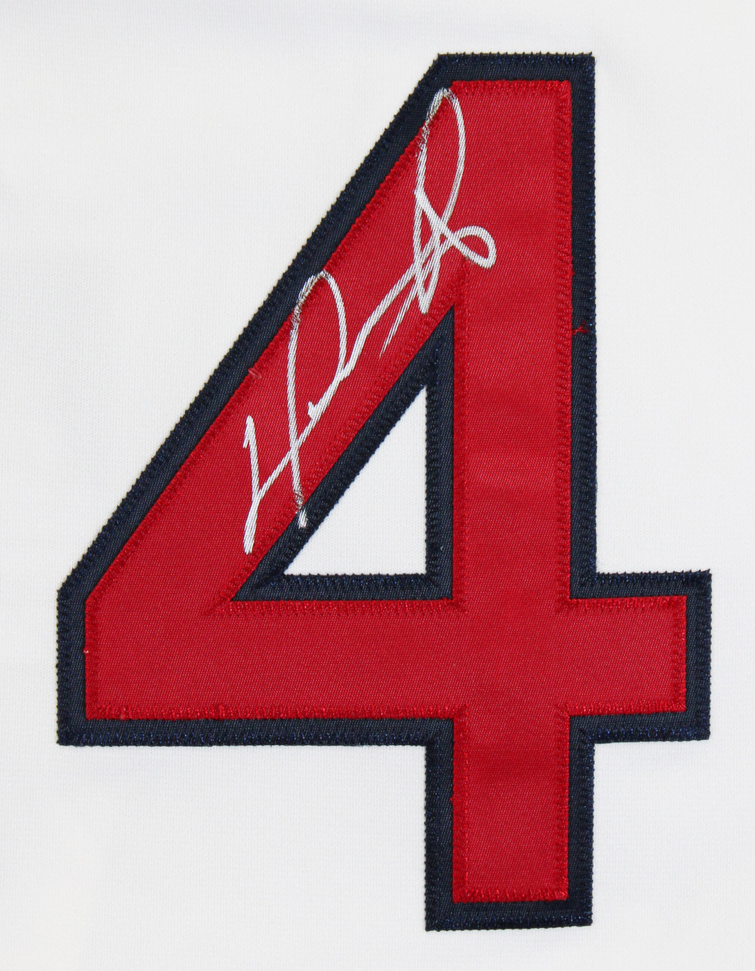 Red Sox David Ortiz Signed White Alternate Majestic Jersey BAS