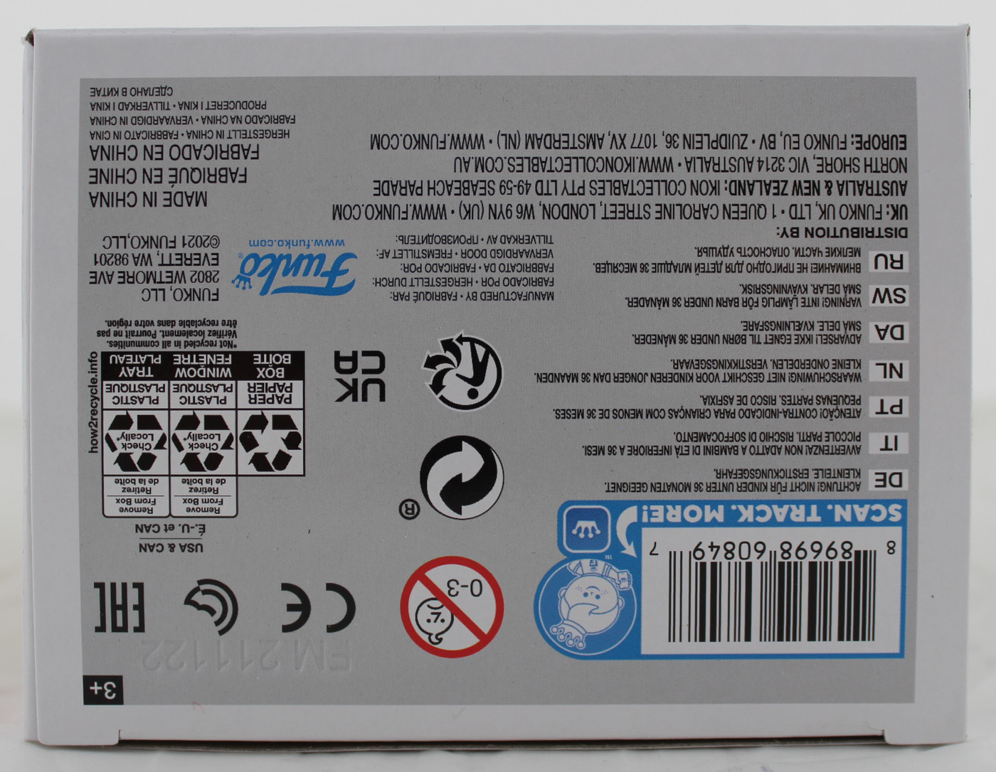 Lakers Magic Johnson Signed USA #112 Funko Pop Vinyl Figure w/ Red Sig BAS Wit
