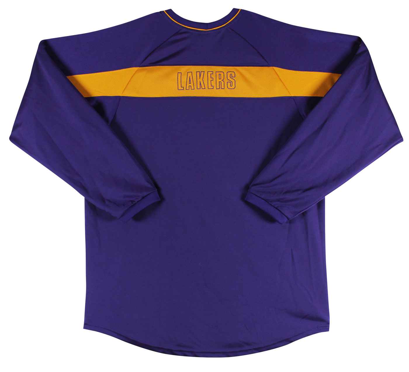 purple and yellow nike shirt