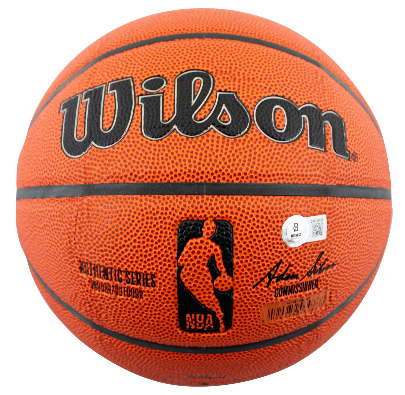 Jazz Karl Malone Authentic Signed Wilson Basketball Autographed