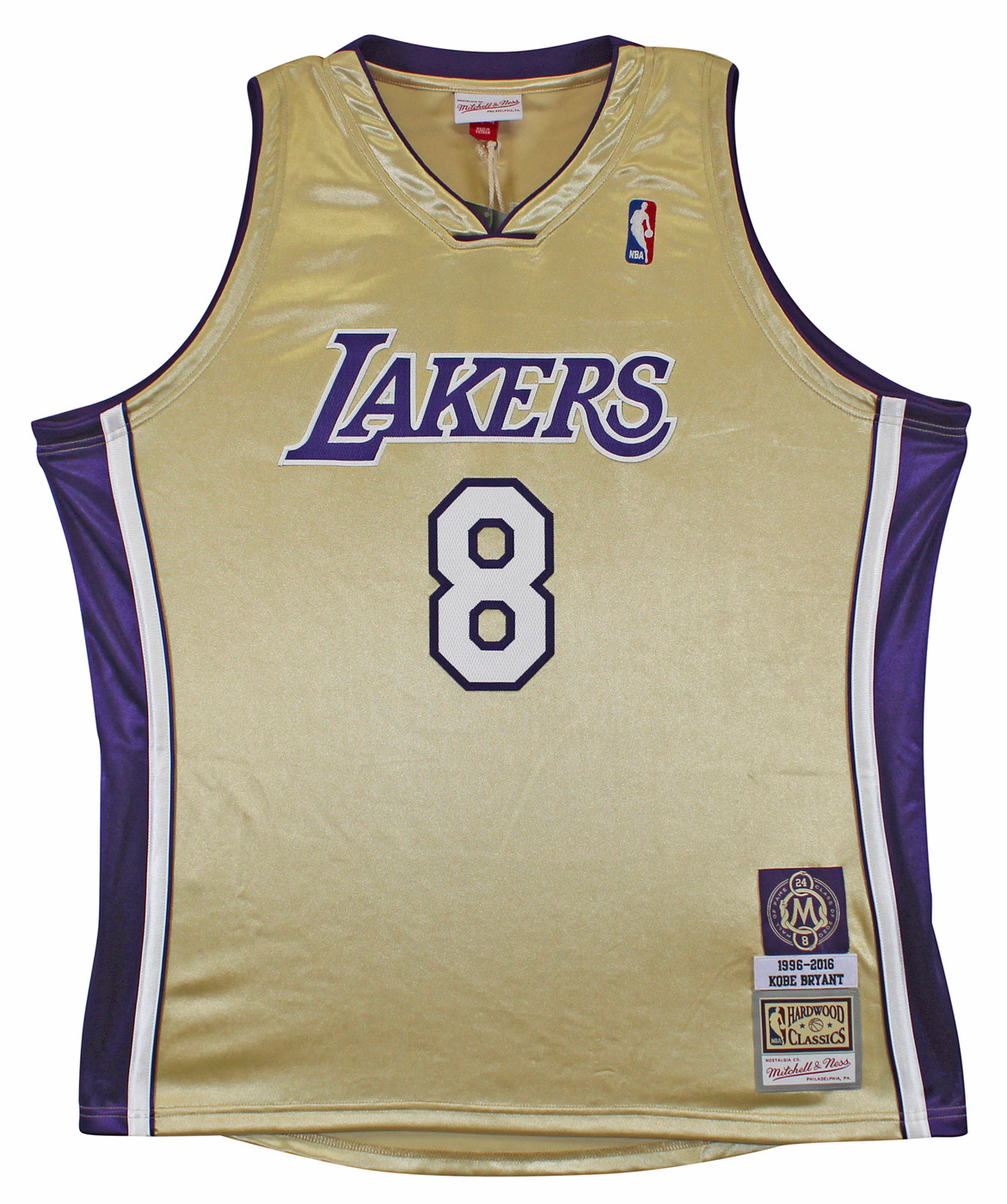 Lakers Kobe Bryant Signed M&N 1996-16 Black Mamba HOF HWC Jersey PSA/DNA #B11731