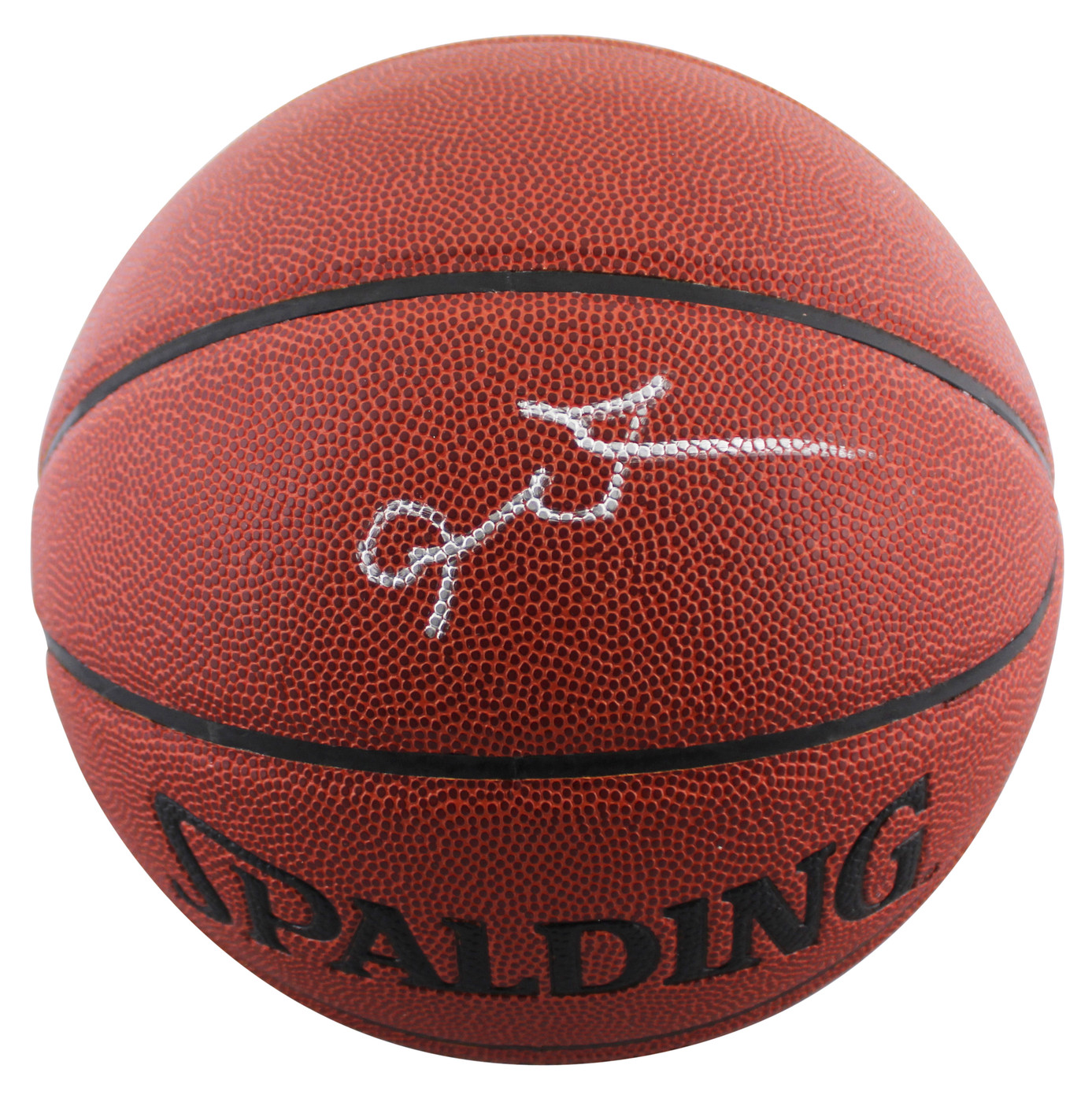 76ers Allen Iverson Authentic Signed Spalding I/O Basketball BAS #BR84346