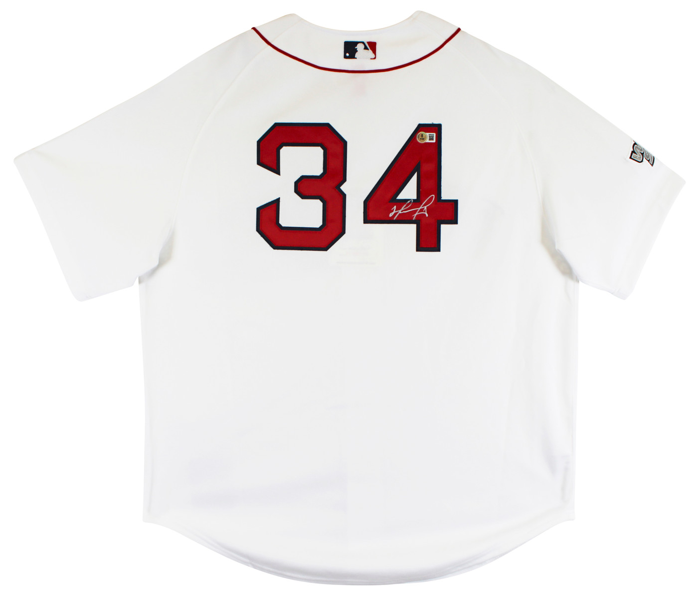 Majestic Red Sox #34 Ortiz 2004 ワールドシリーズ Majestic Jersey David Ortiz #34 Boston Red Sox 2004 World Series
