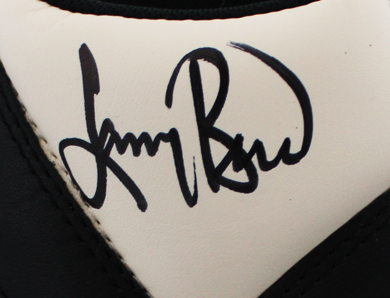 Celtics Larry Bird Signed Right Black & White Converse Weapon Shoe