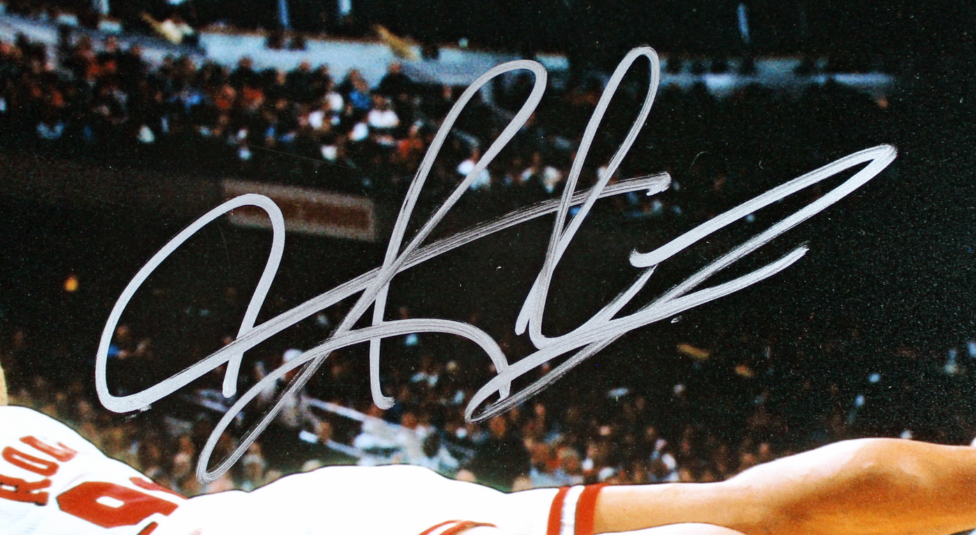 Dennis Rodman 直筆サイン入り　写真 Dennis Rodman AUTOGRAPH /25 LEAF 2013 SPORTS HEROES 