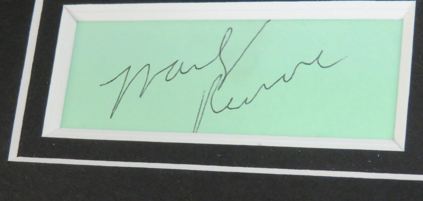 Ramones Handwritten and Signed Display