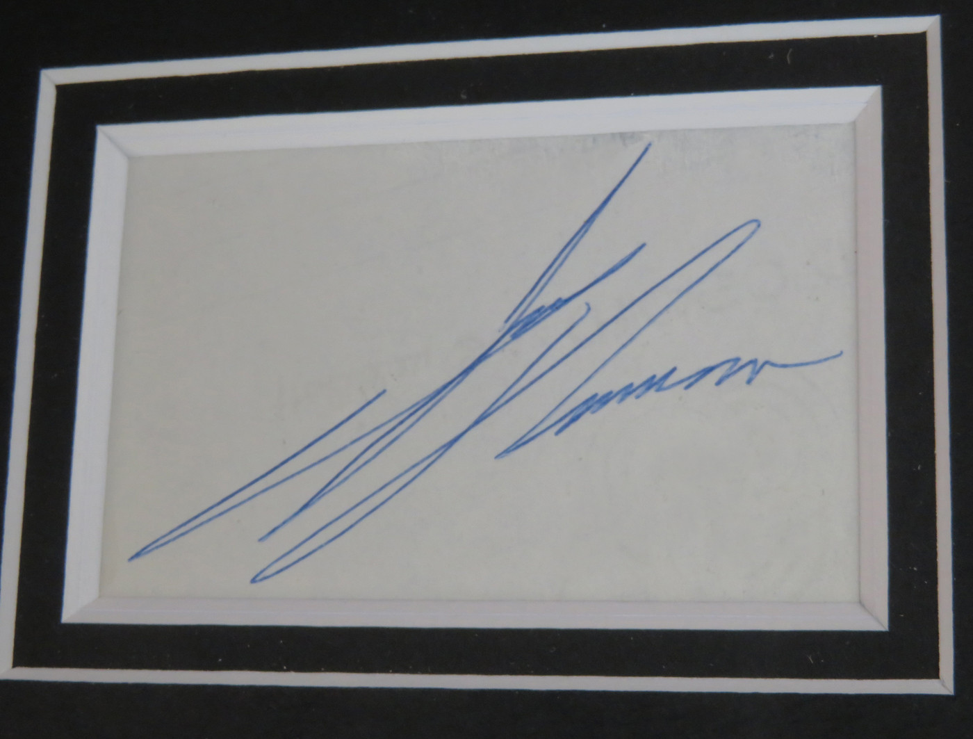 Ramones Handwritten and Signed Display