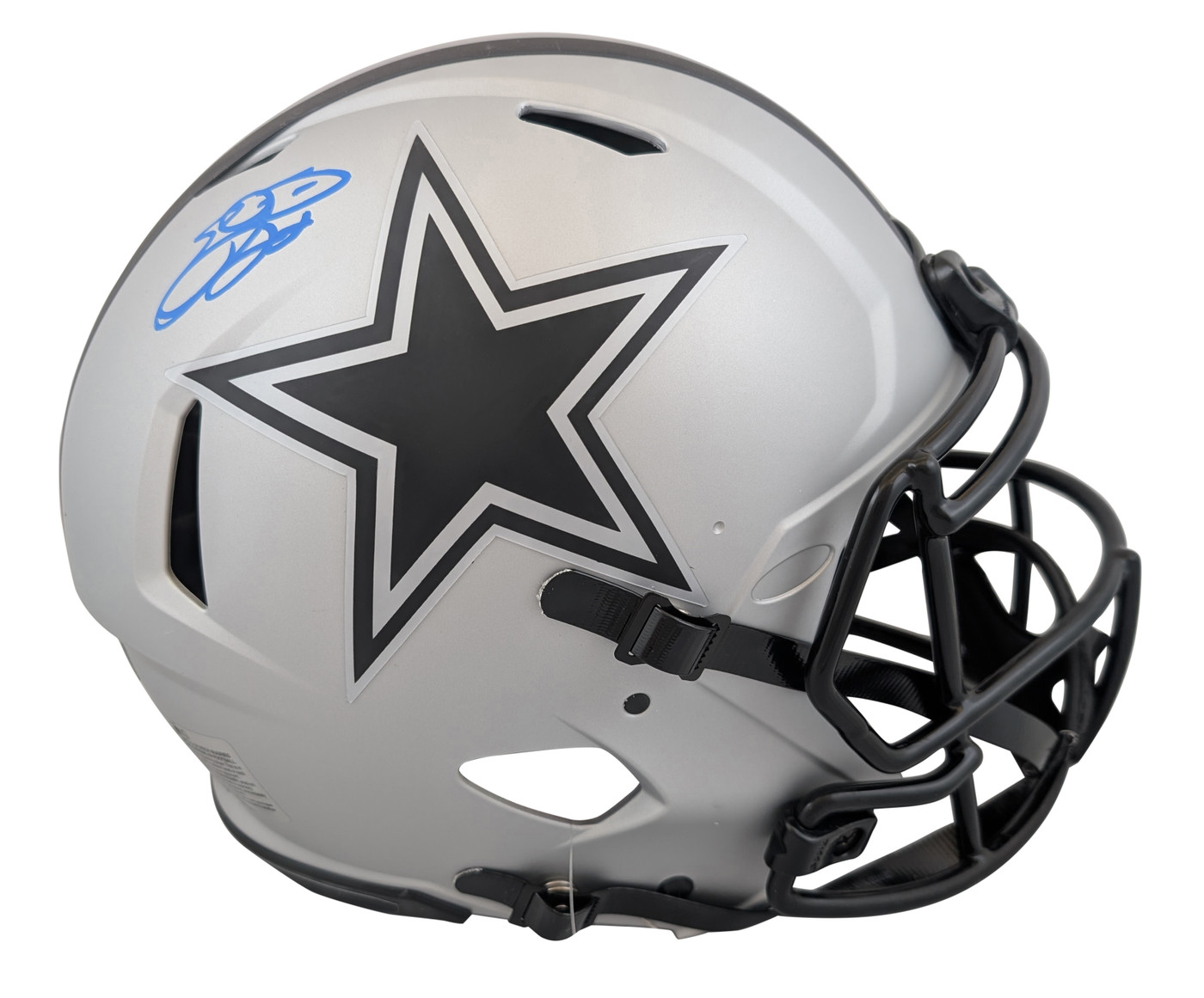 Cowboys Emmitt Smith Signed Rave Full Size Speed Proline