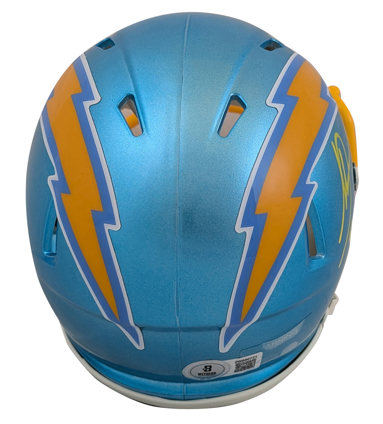 Chargers Antonio Gates Signed Flash Speed Mini Helmet W/ Case BAS Witnessed