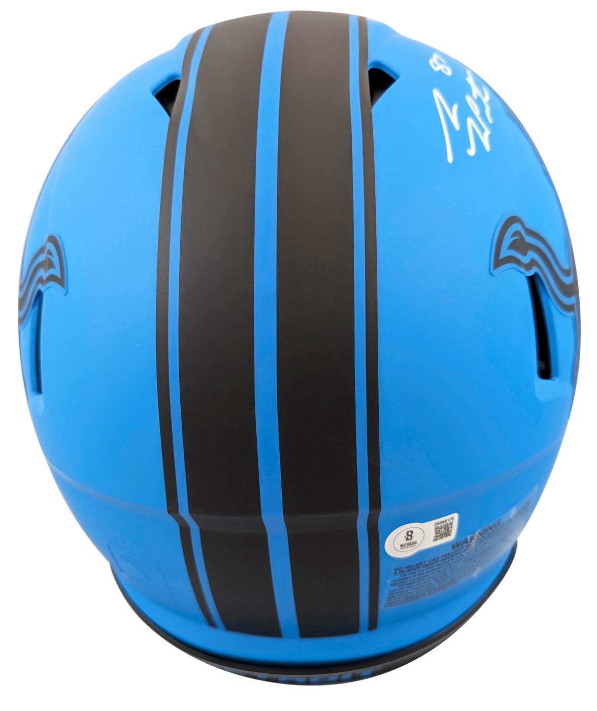 Lions Sam LaPorta Signed Rave Full Size Speed Proline Helmet W