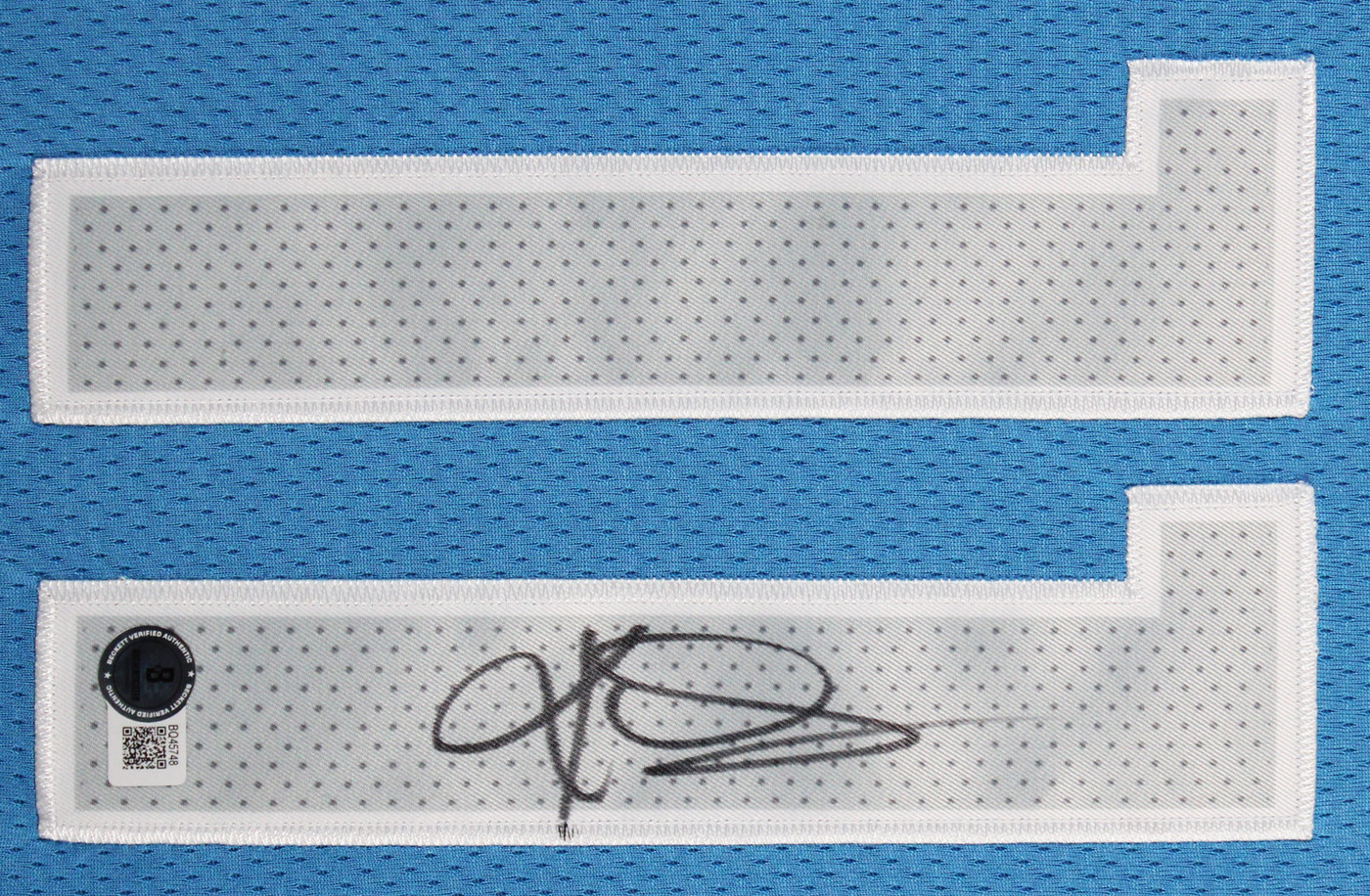 Mavericks Kyrie Irving Signed Blue Nike Swingman Framed Jersey BAS
