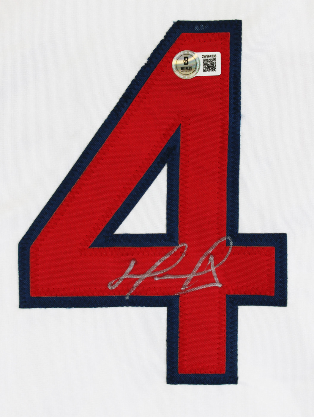 David Ortiz Authentic Signed White Pro Style Framed Jersey BAS