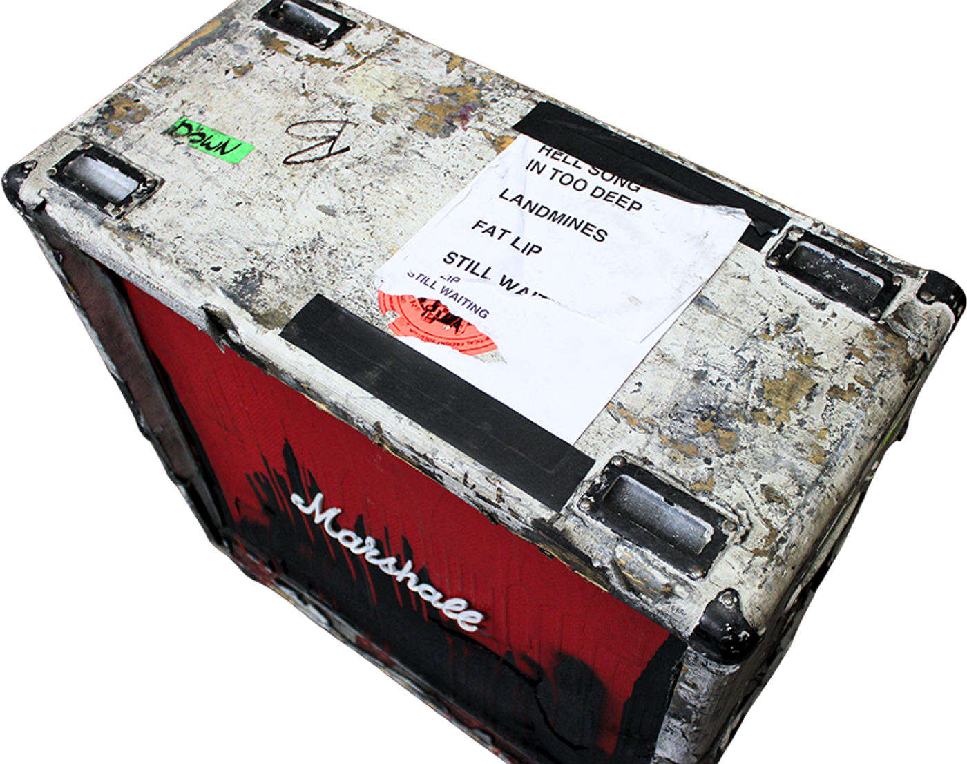 SUM41 Stage-Used Dummy Guitar Cabs