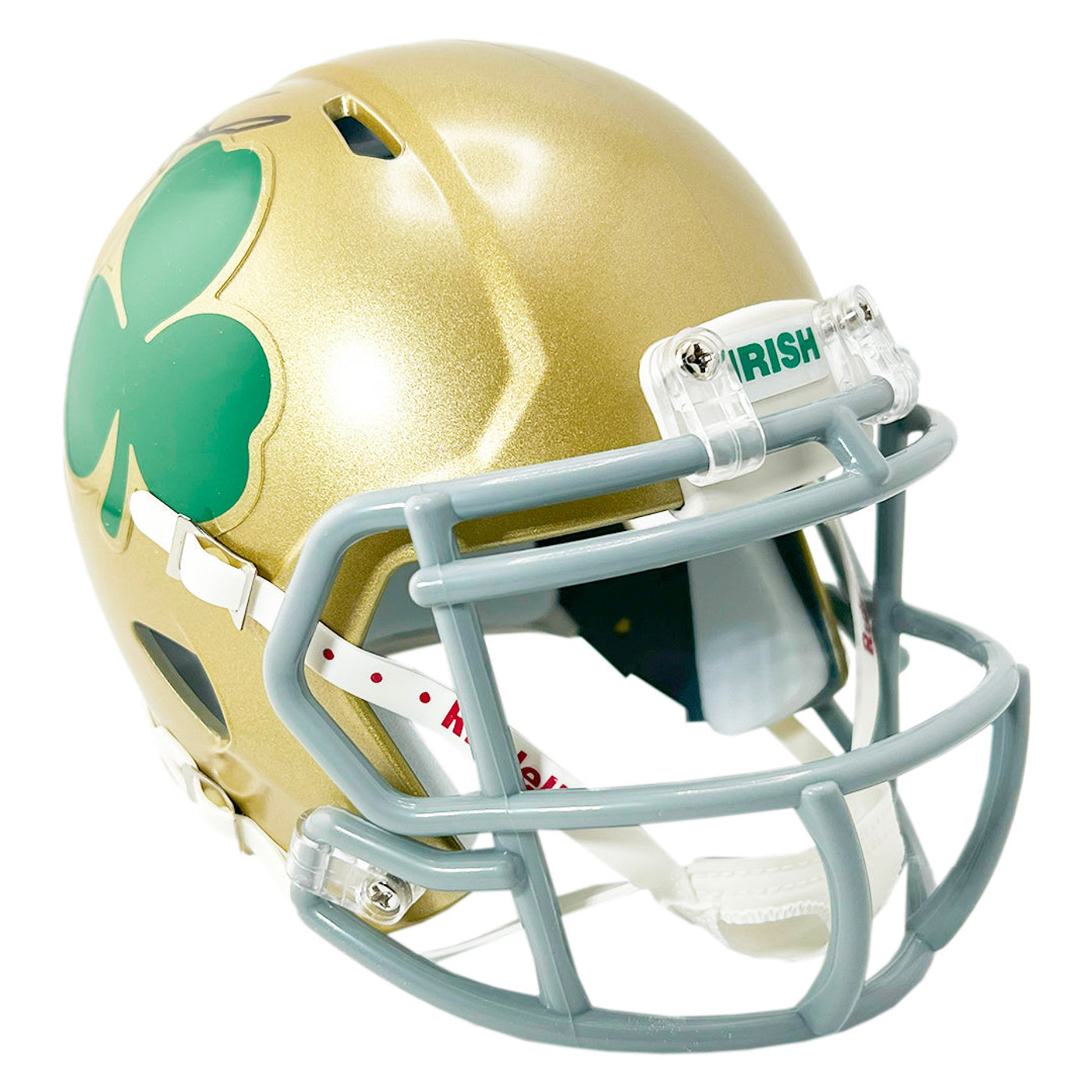 Rocket Ismail Signed Shamrock Inscription Notre Dame Fighting Irish Speed Mini Football Helmet (JSA)