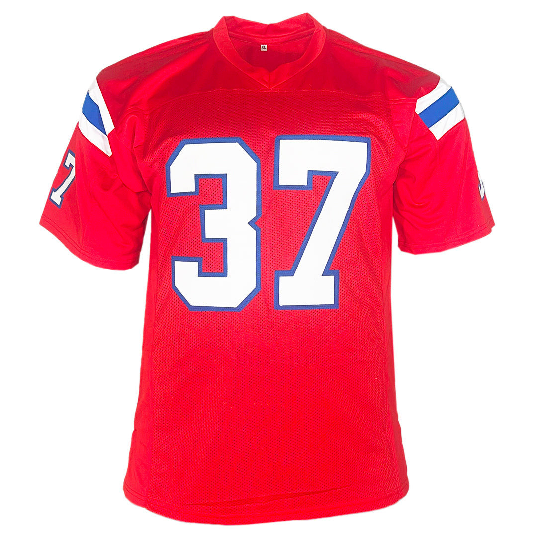 Rodney Harrison Signed New England Red Football Jersey (Beckett)