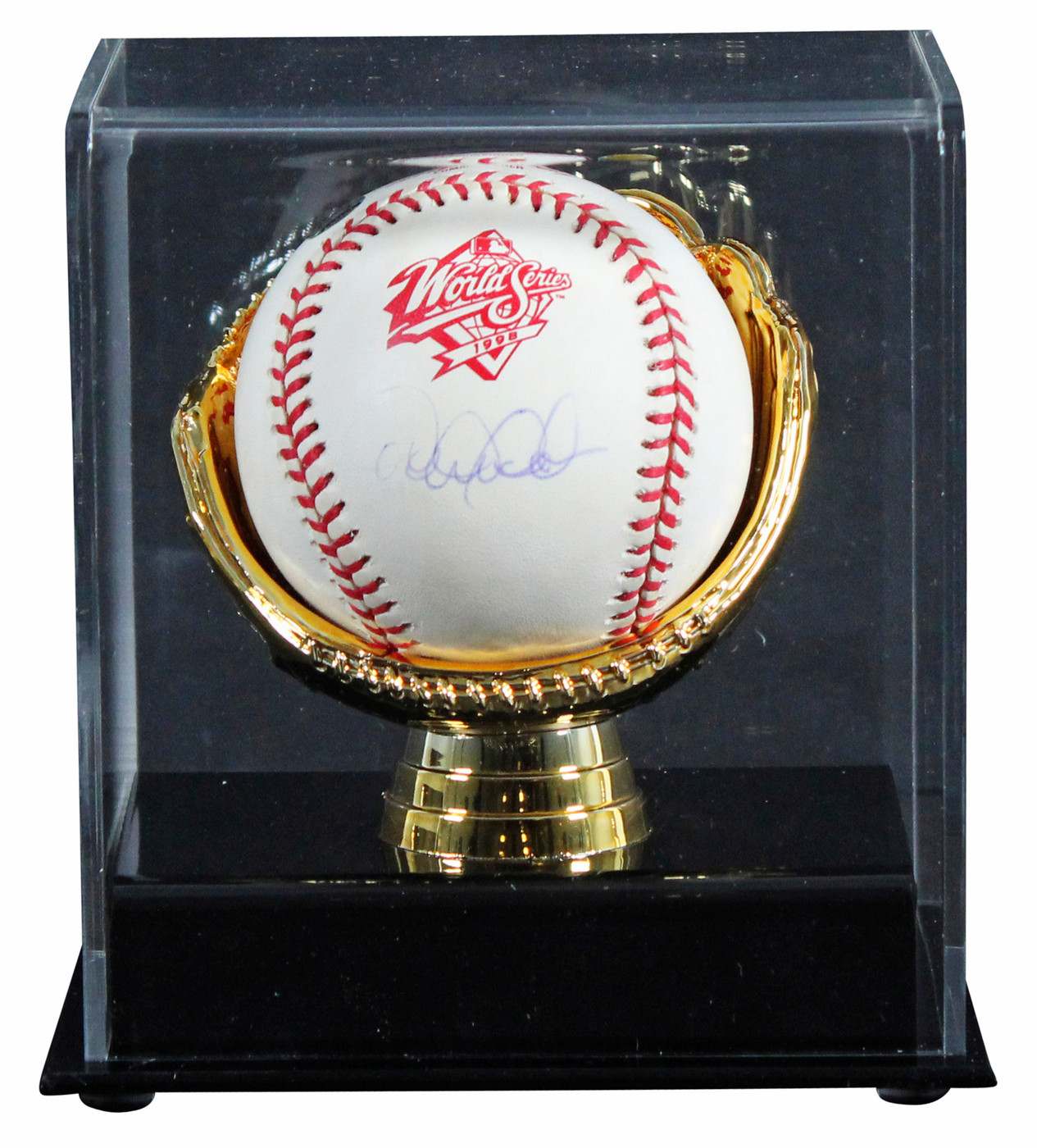 Yankees Derek Jeter Signed 1998 World Series Baseball W/ Case MLB #AR012836