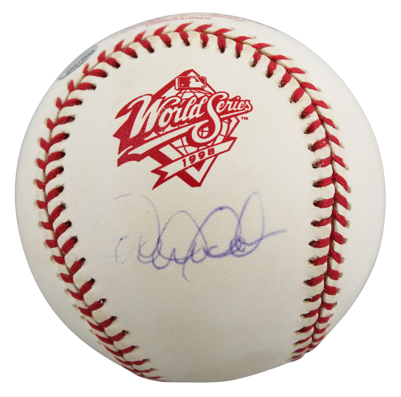 Yankees Derek Jeter Signed 1998 World Series Baseball W/ Case MLB #AR012836