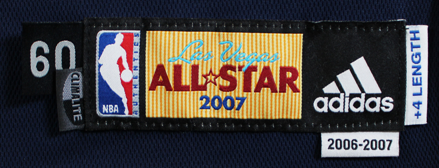 Shaquille O'Neal Signed Team Issued Navy 2007 NBA ASG Adidas