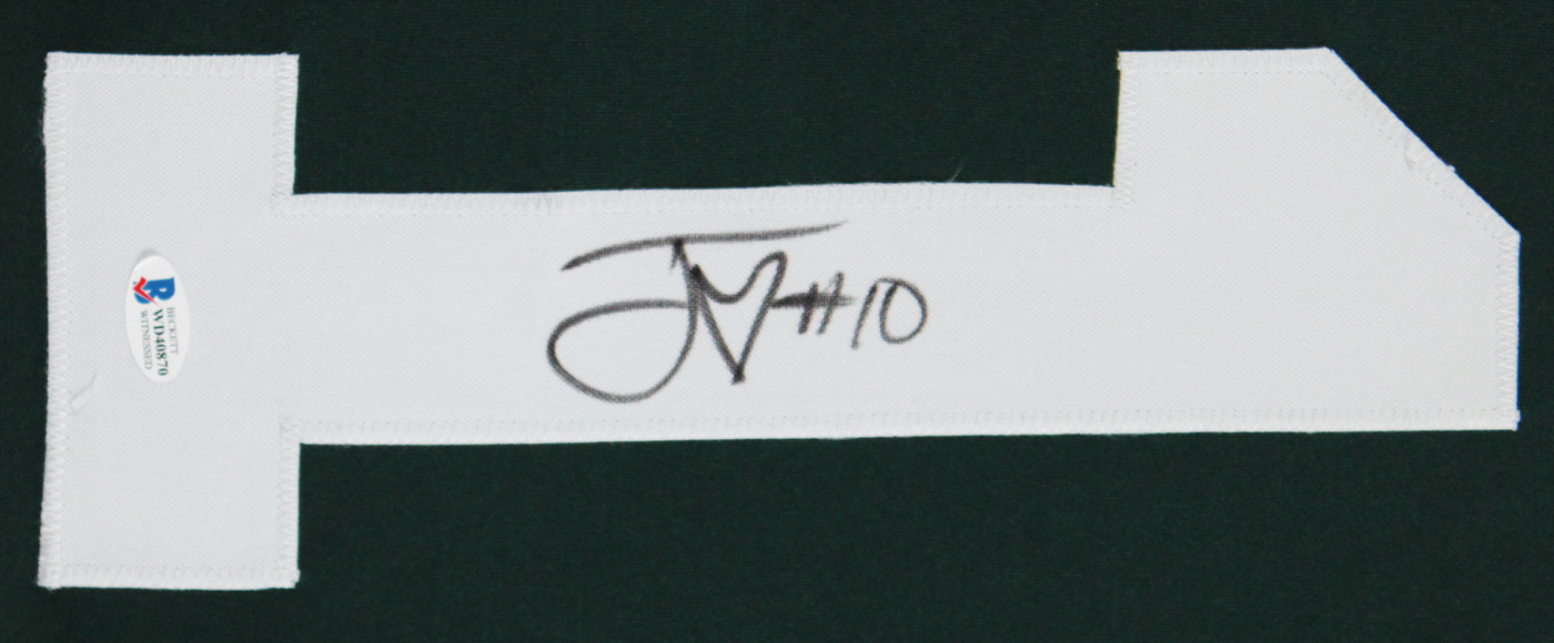 Packers Jordan Love Authentic Signed Green Pro Style Framed Jersey BAS #WD40870