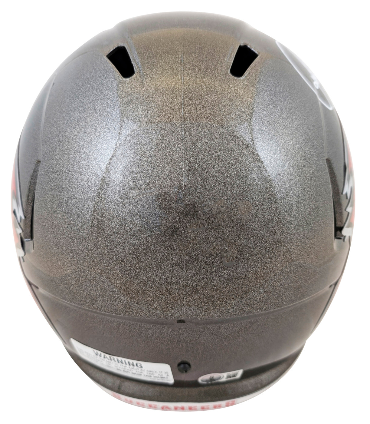 Buccaneers Ronde Barber "HOF 23" Signed Full Size Speed Rep Helmet BAS Witness