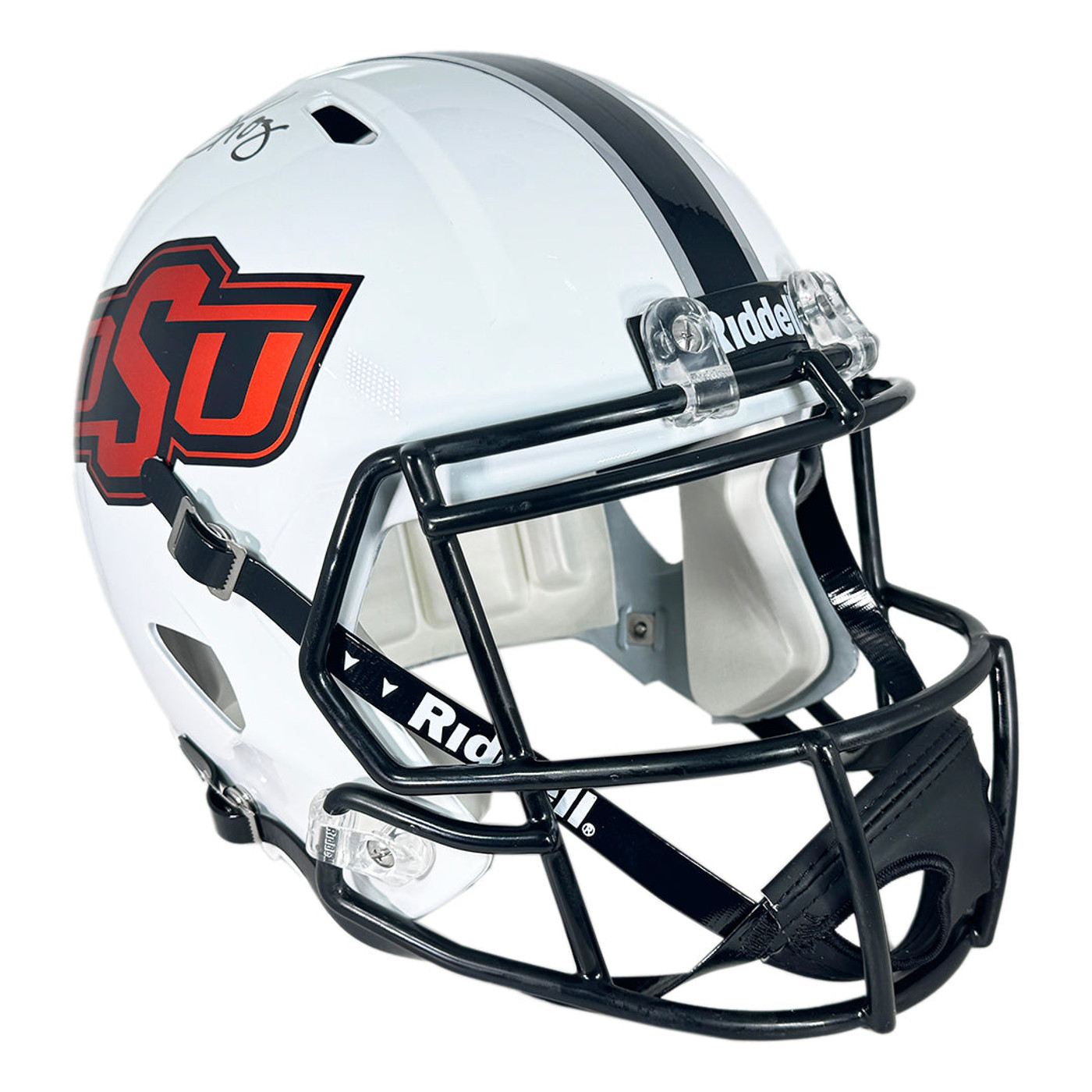 Thurman Thomas Signed Oklahoma State Cowboys Speed Full-Size Replica Football Helmet (JSA)