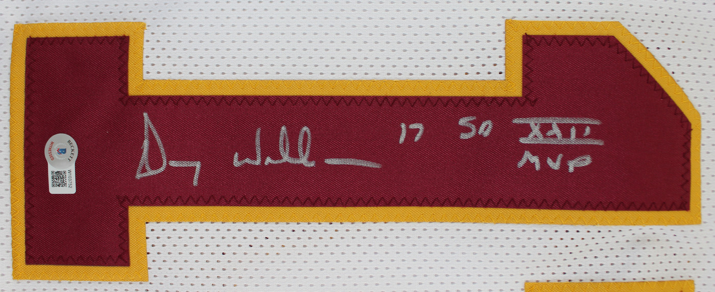 Doug Williams "SB XXII MVP" Authentic Signed White Pro Style Jersey BAS Witness