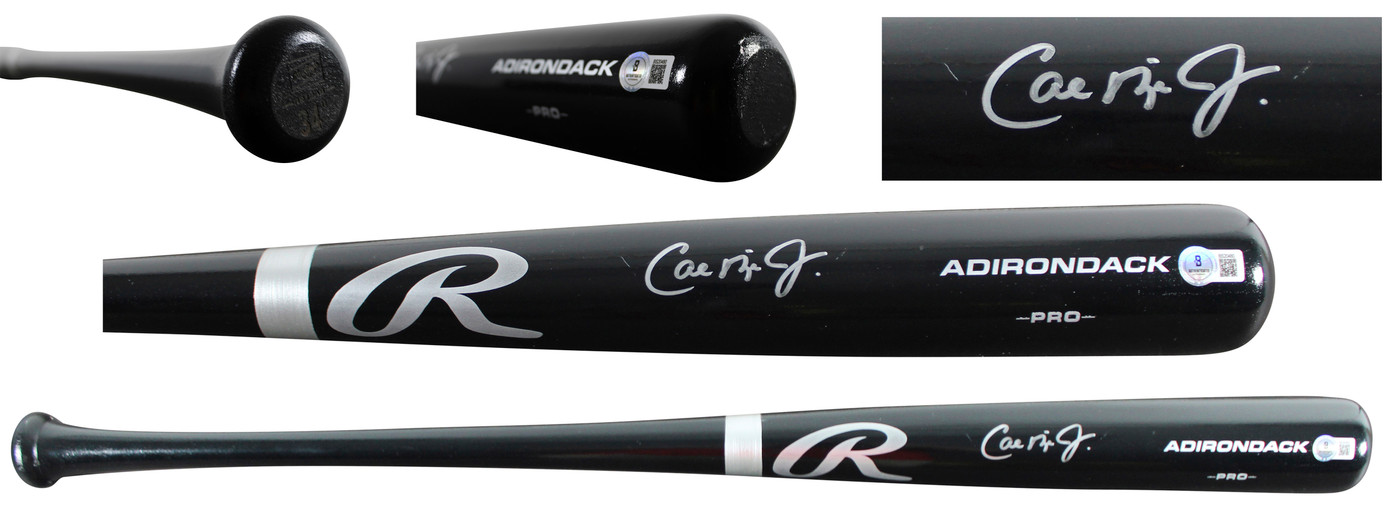 Orioles Cal Ripken Jr. Signed Black Rawlings Big Stick Baseball Bat BAS #BS20480