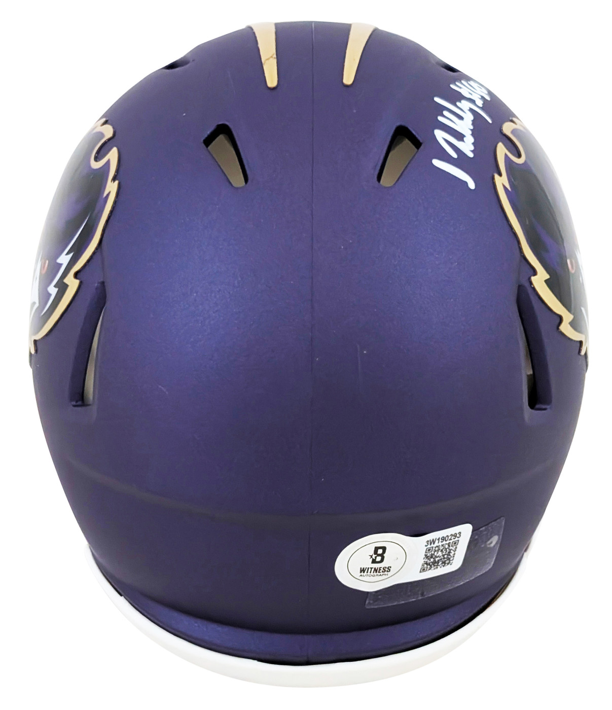 Ravens Isaiah Likely Signed 2024 On-Field Alt Speed Mini Helmet BAS Witnessed