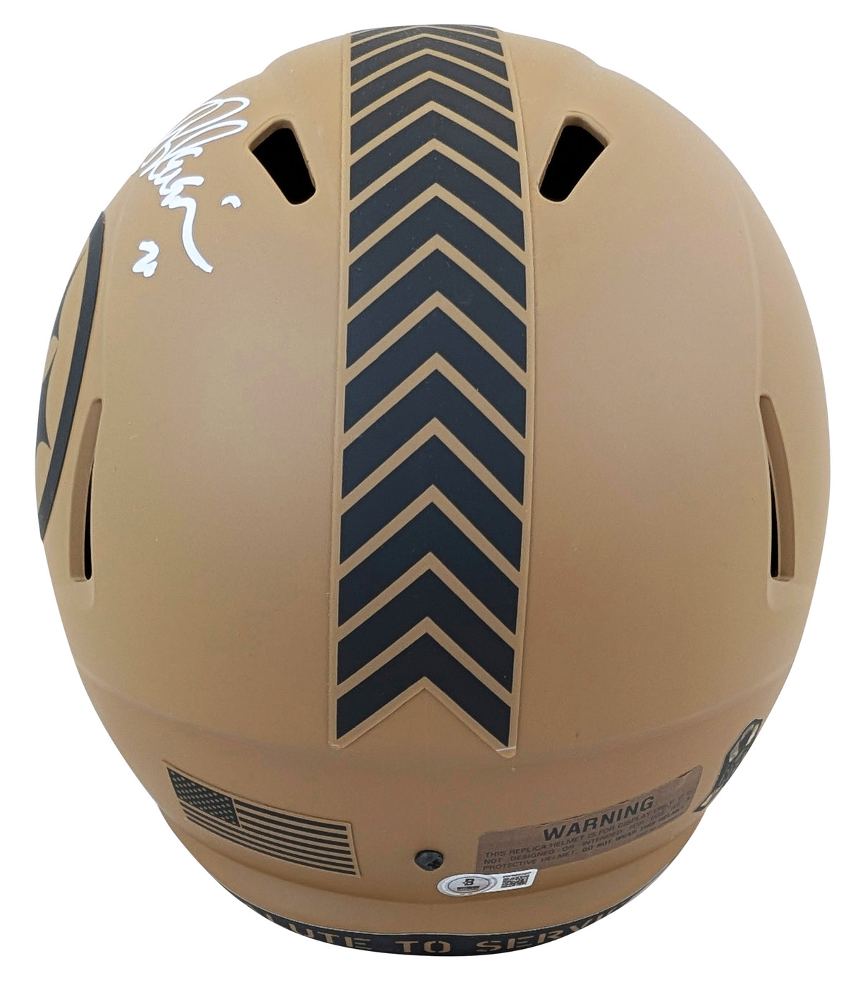 Steelers Rocky Bleier "3x Insc" Signed STS II F/S Speed Rep Helmet BAS Witness 2