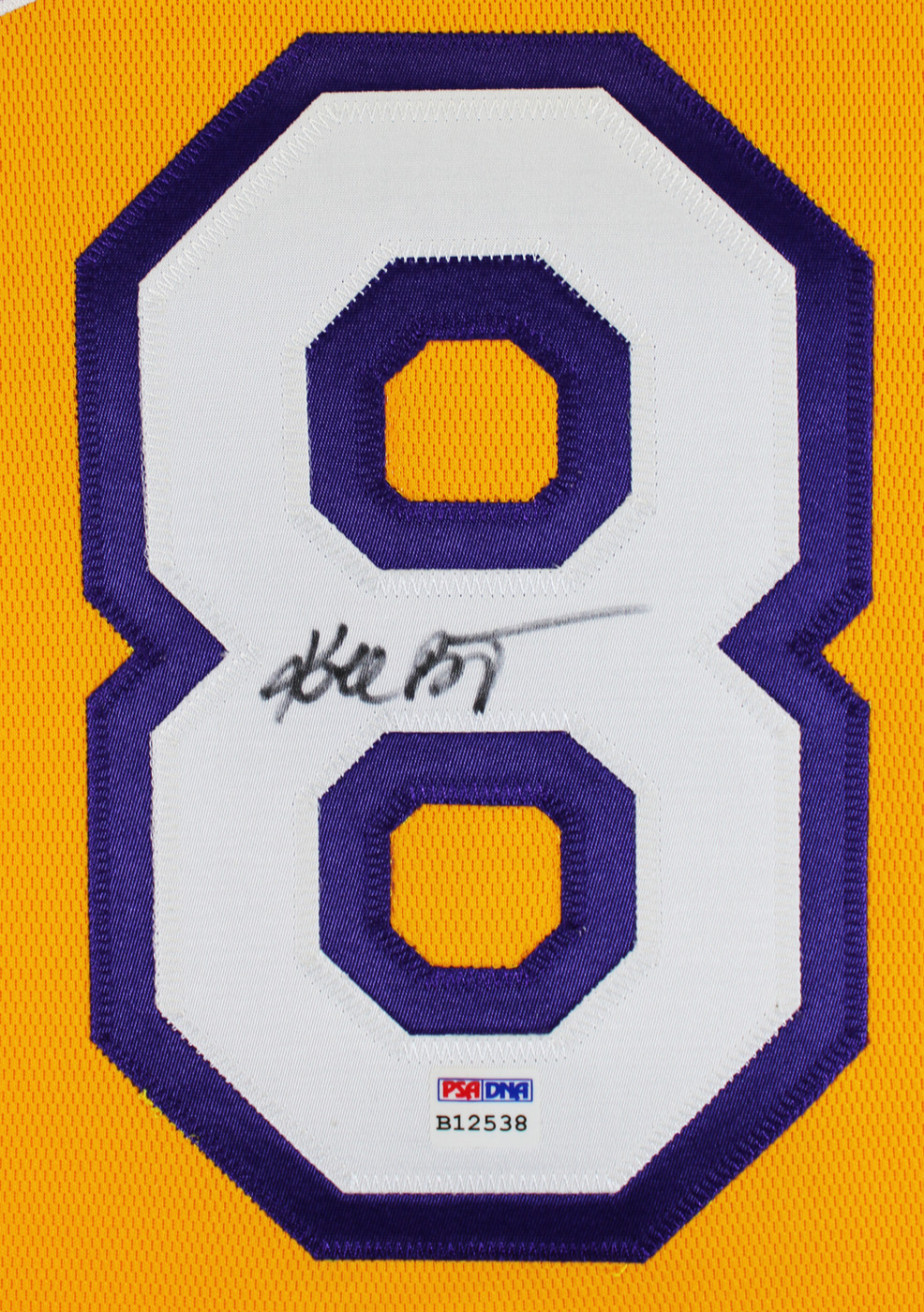 SALE☆激レア☆証明書付colorway☆バスケットボールDB262 Gold Lakers Kobe Bryant Signed Yellow M&N 2000-01 HWC Authentic Jersey