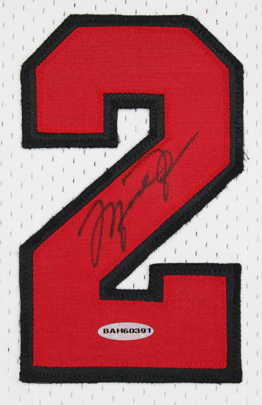 Bulls Michael Jordan Signed 97-98 White Nike HWC Authentic Framed Jersey UDA