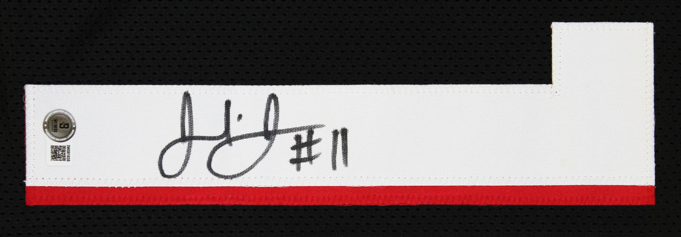 Julio Jones Authentic Signed Black Pro Style Jersey Autographed BAS Witnessed