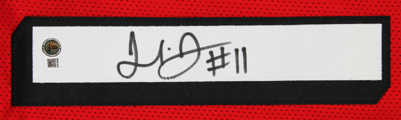 Julio Jones Authentic Signed Red Pro Style Jersey Autographed BAS