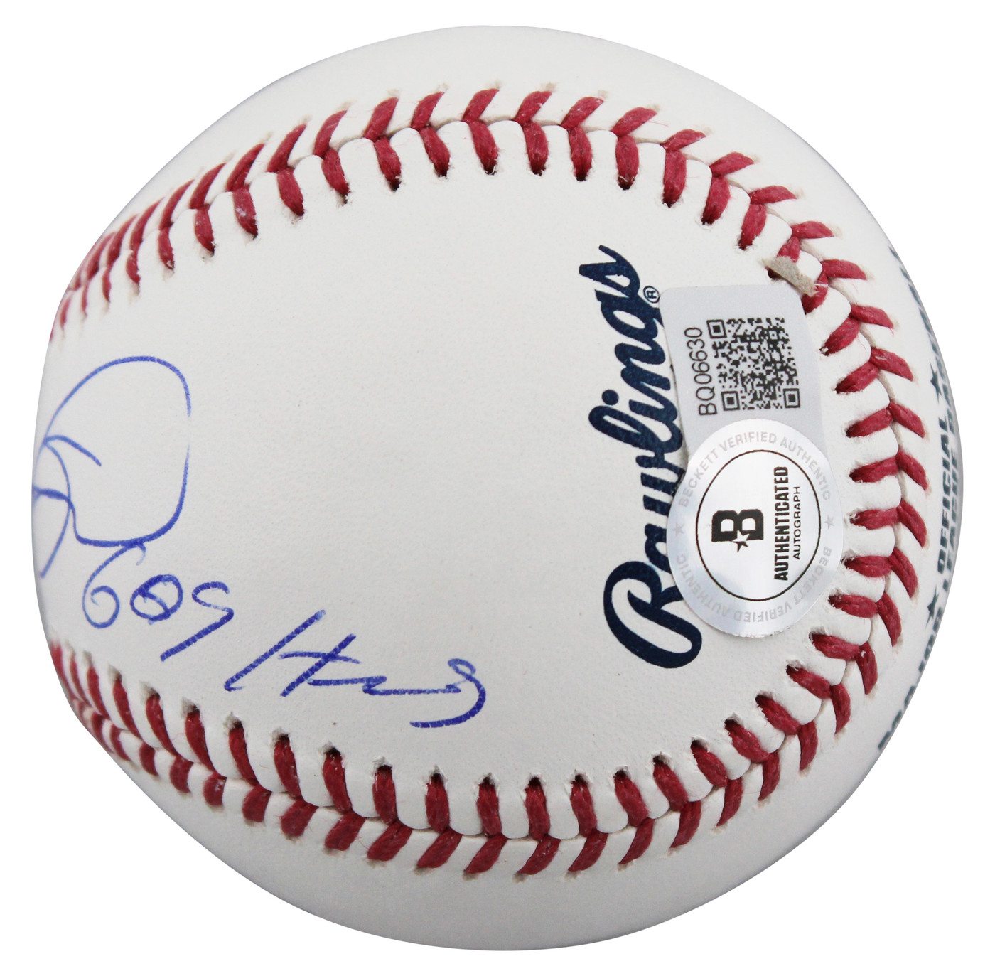 Cubs Sammy Sosa "609 HRS" Authentic Signed Manfred OML Baseball BAS #BQ06630