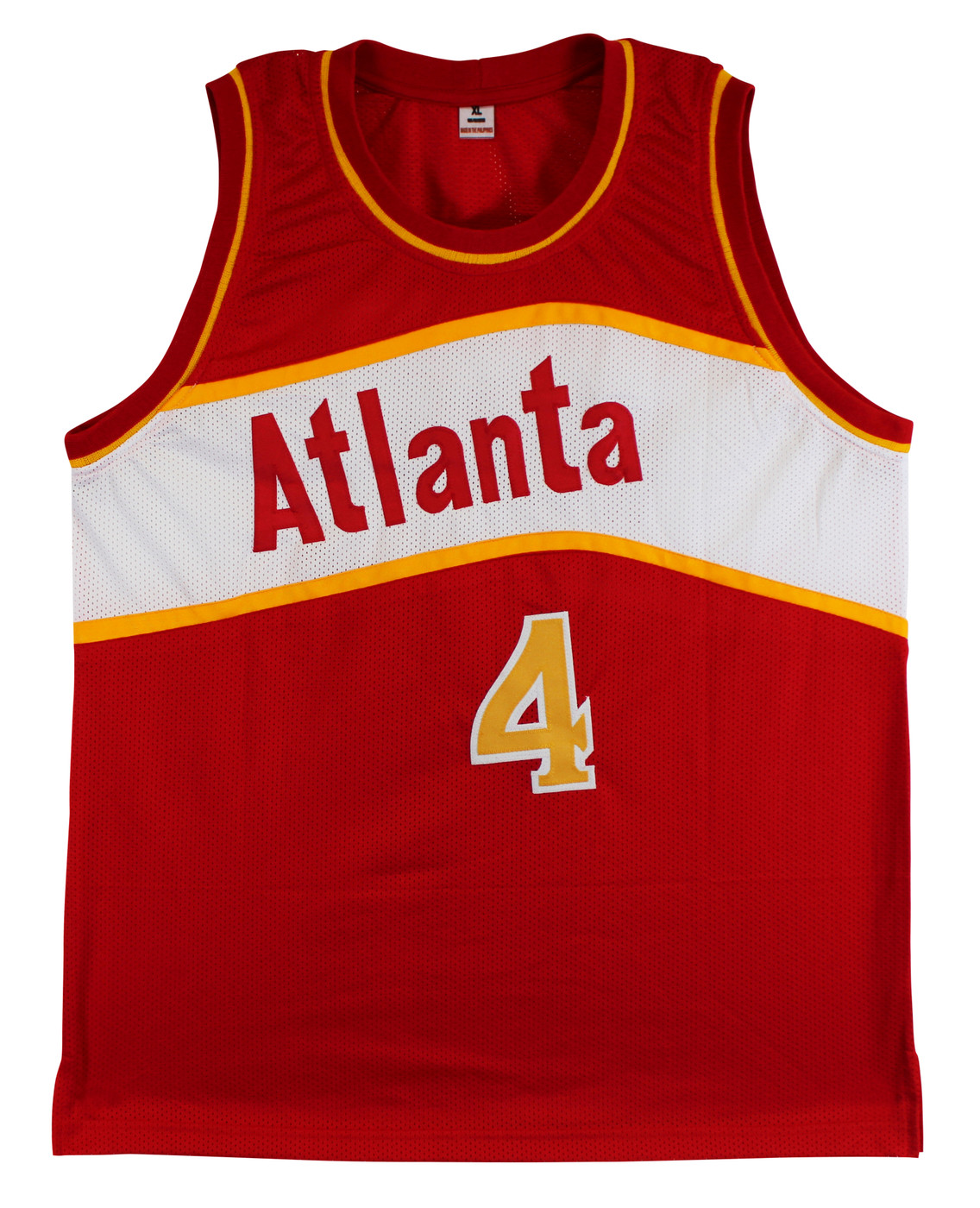 Spud Webb "1986 Dunk Champ" Signed Red Pro Style Jersey BAS Witnessed #3W190910