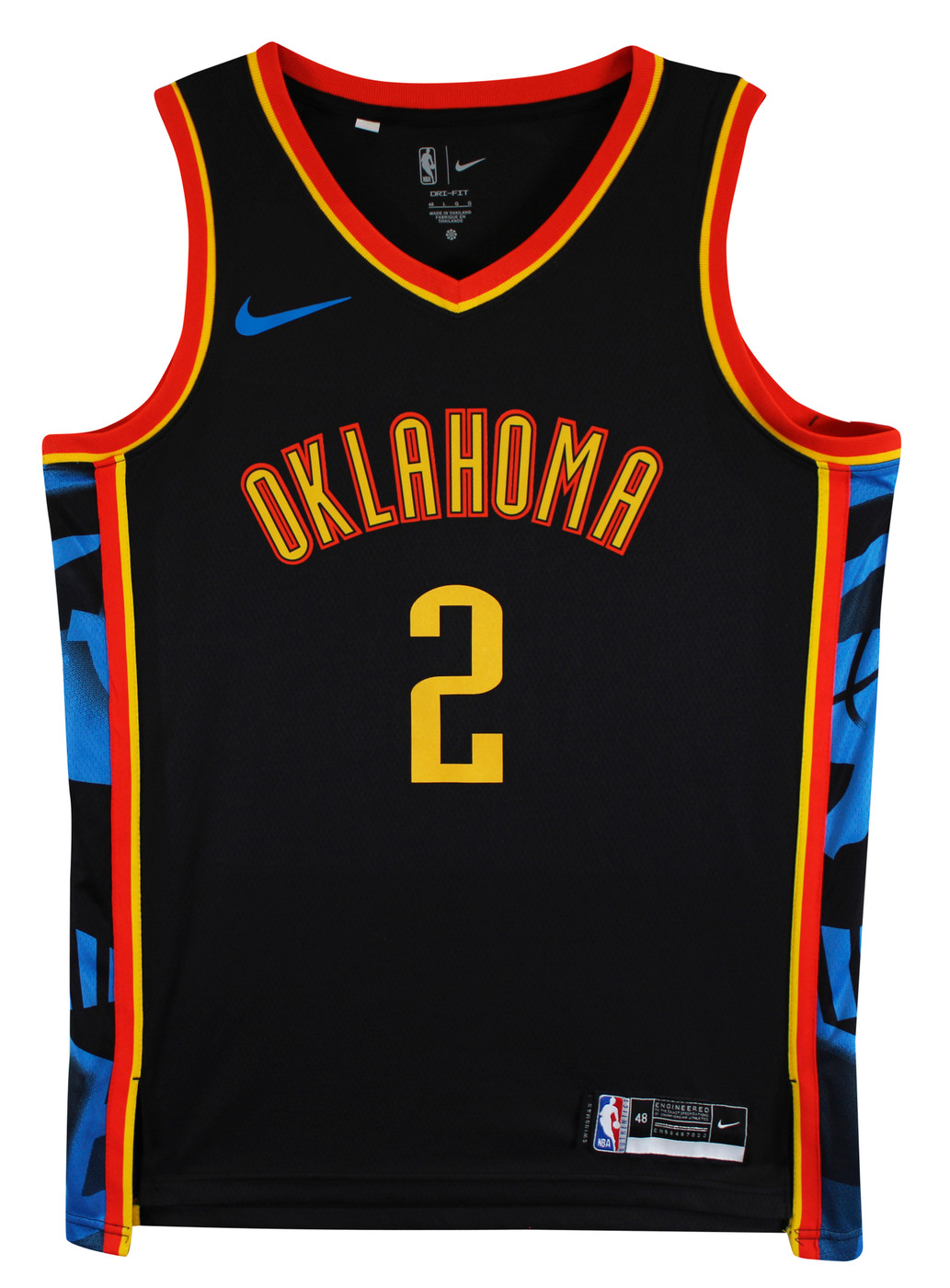 ナイキ Nike NBA ジャージー Shai SGA OKC Shai Gilgeous-Alexander SGA Signed OKC Thunder Nike Jersey
