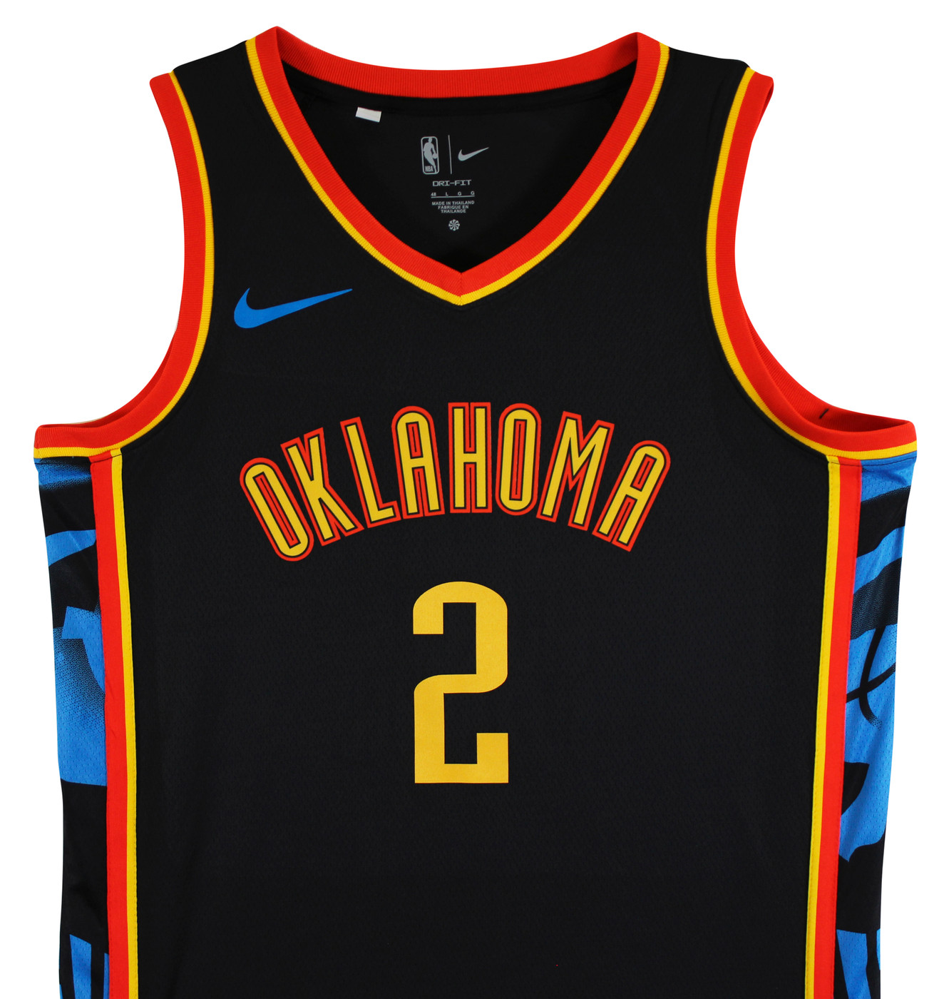 Thunder Shai Gilgeous-Alexander Signed Black Nike Swingman Jersey