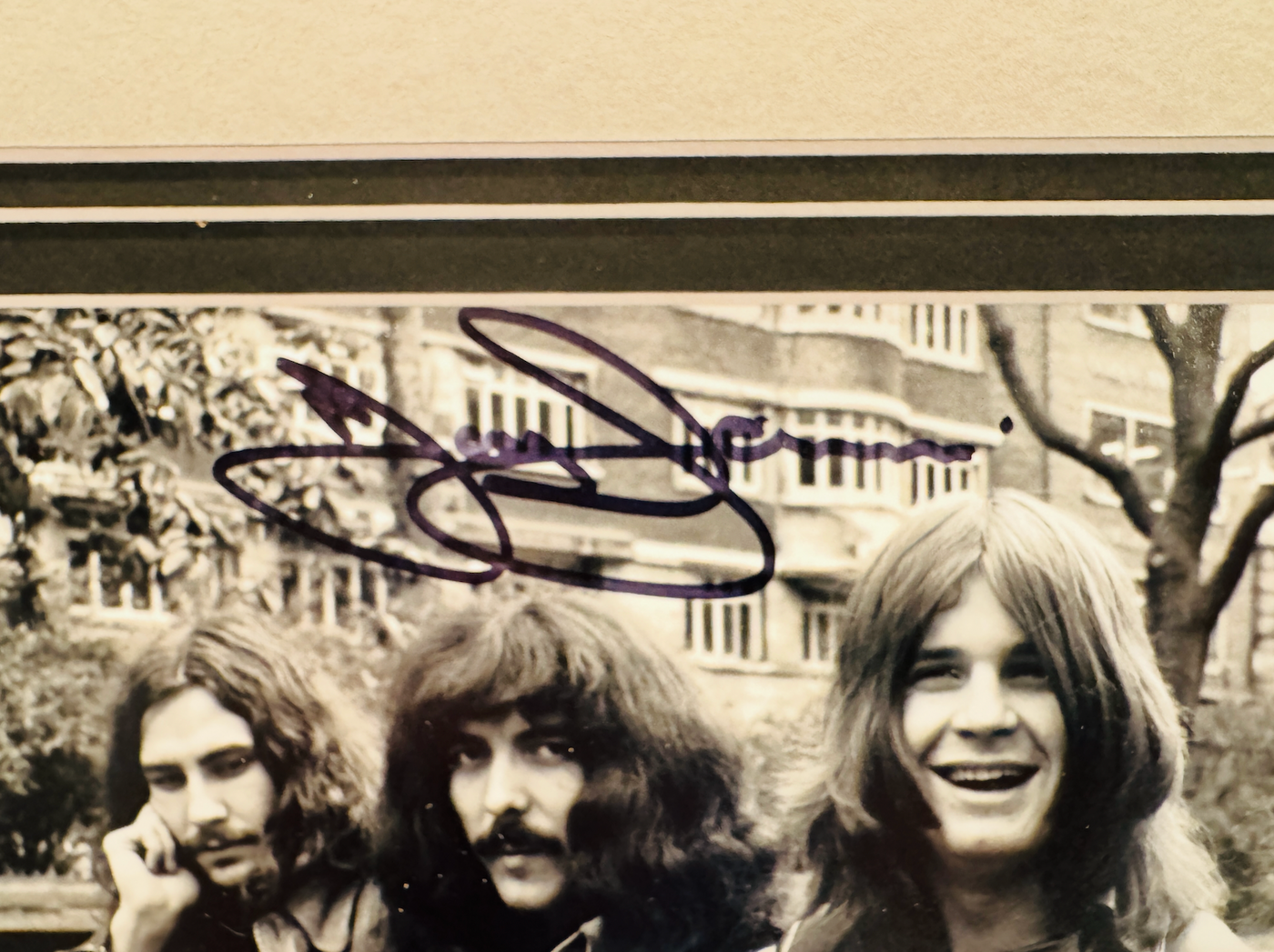 Black Sabbath Signed Framed Display