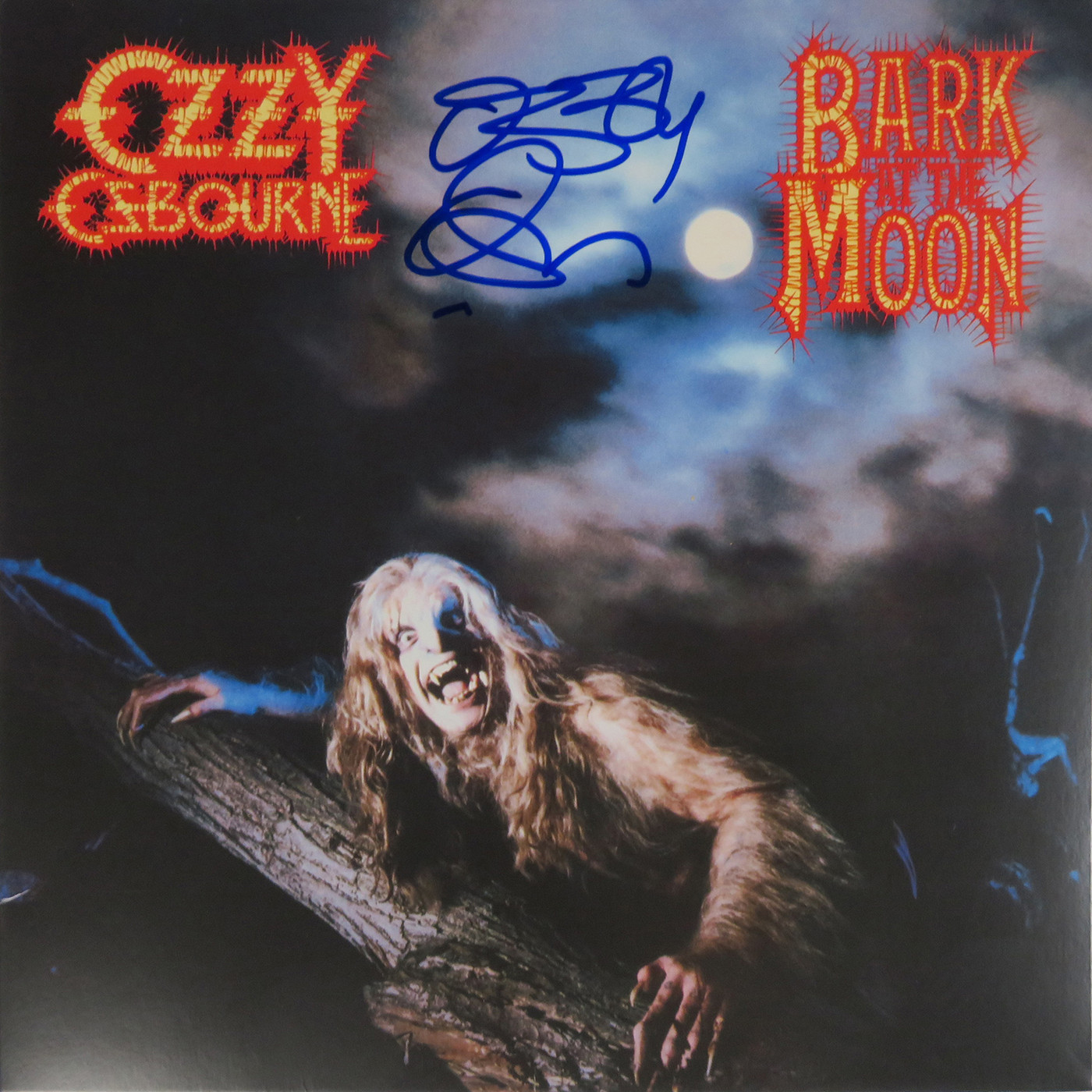 Ozzy Osbourne — Bark At The Moon — Signed by Ozzy Osbourne (JSA BAS) Ozzy Osbourne — Bark At The Moon — Signed by Ozzy Osbourne (JSA BAS)
