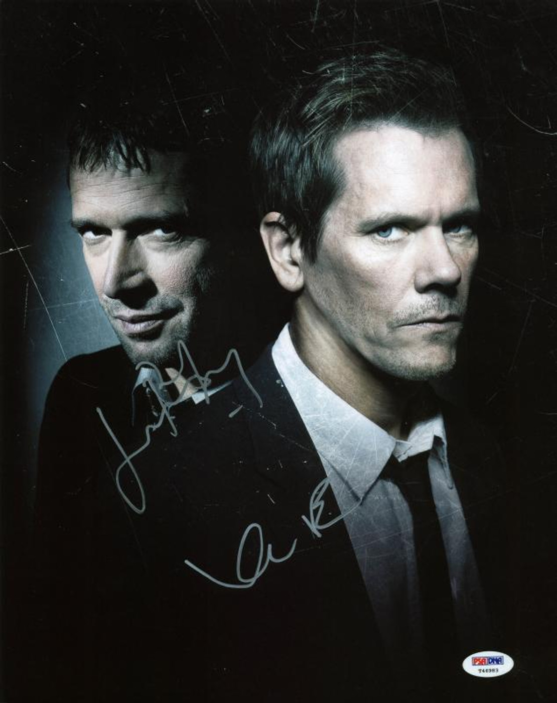 Kevin Bacon & James Purefoy - The Following Signed 11X14 Photo PSA/DNA #T46983
