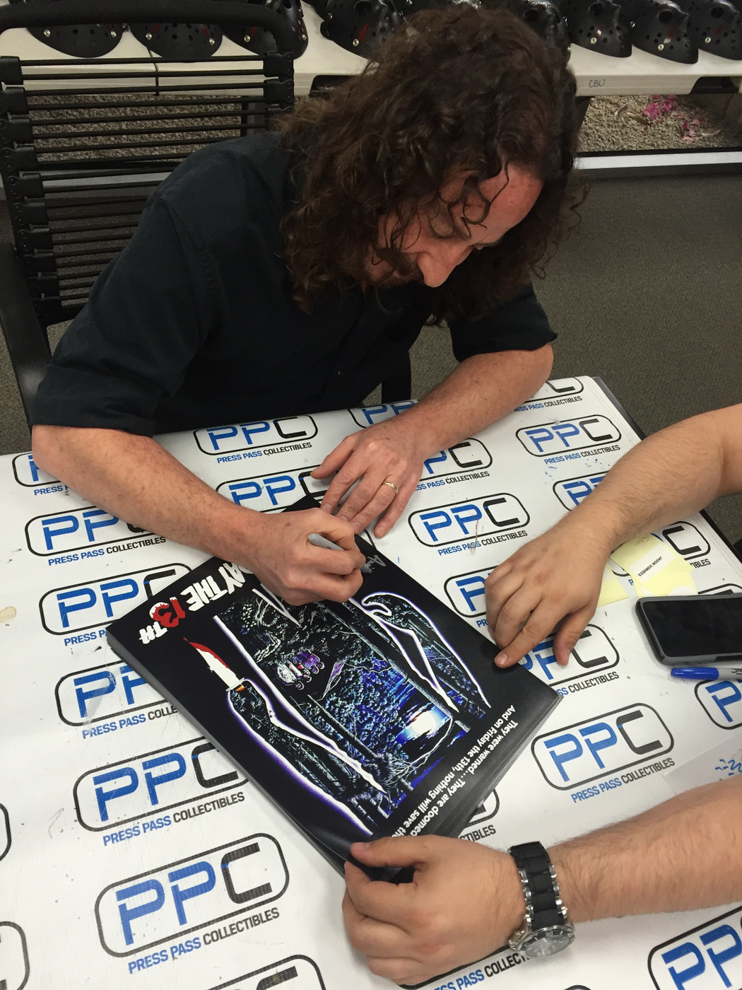 Ari Lehman "Jason 1" Authentic Signed Friday The 13th 12x18 Mini Poster PSA/BAS Version 1